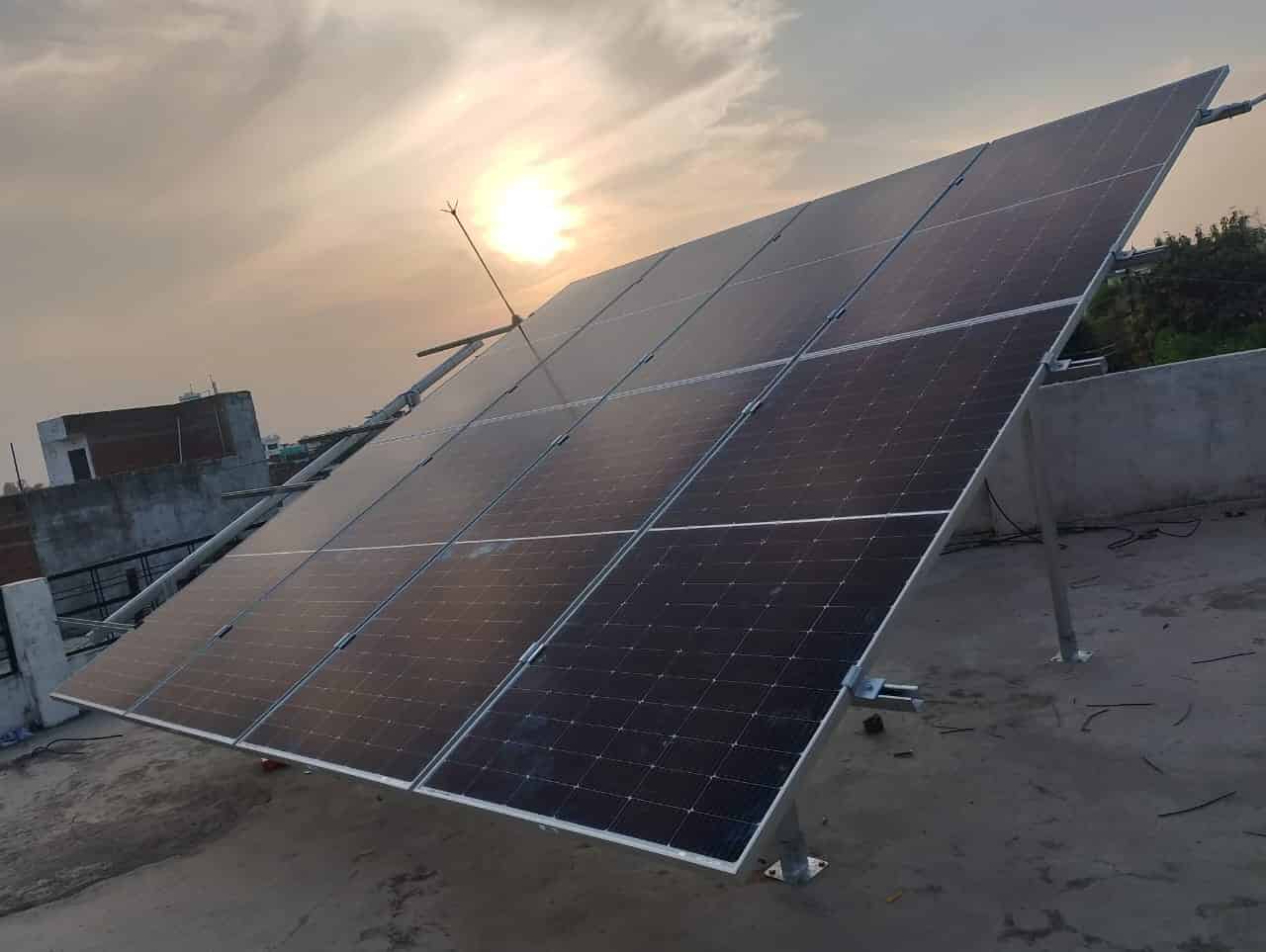 Sanjai Kumar, Shiva ji nagar, solar project