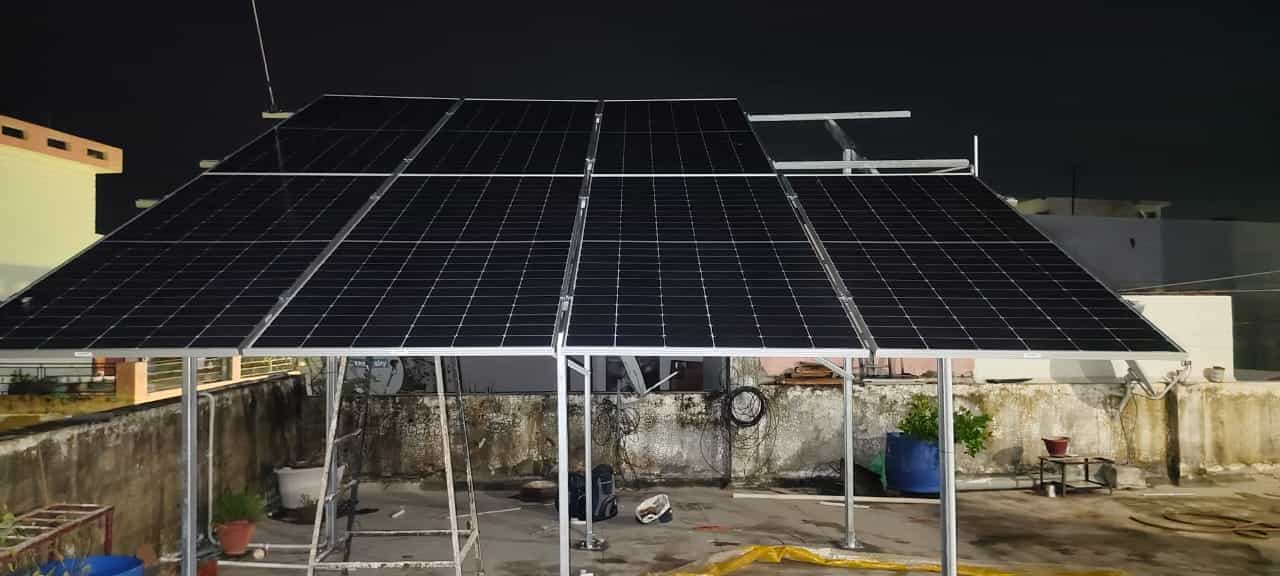 Jagdamba Prasad, Rudra Vihar Solar Project